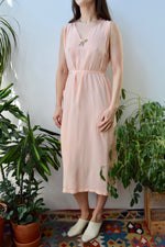 Vintage Peach Silk Nightgown