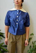 Fifties Puff Sleeve Blouse