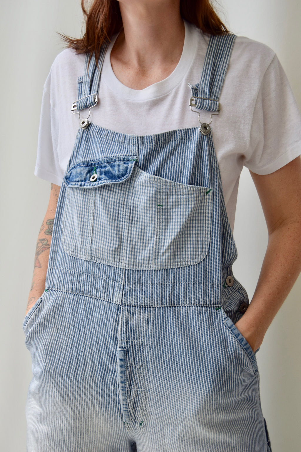 Hickory Stripe Overalls