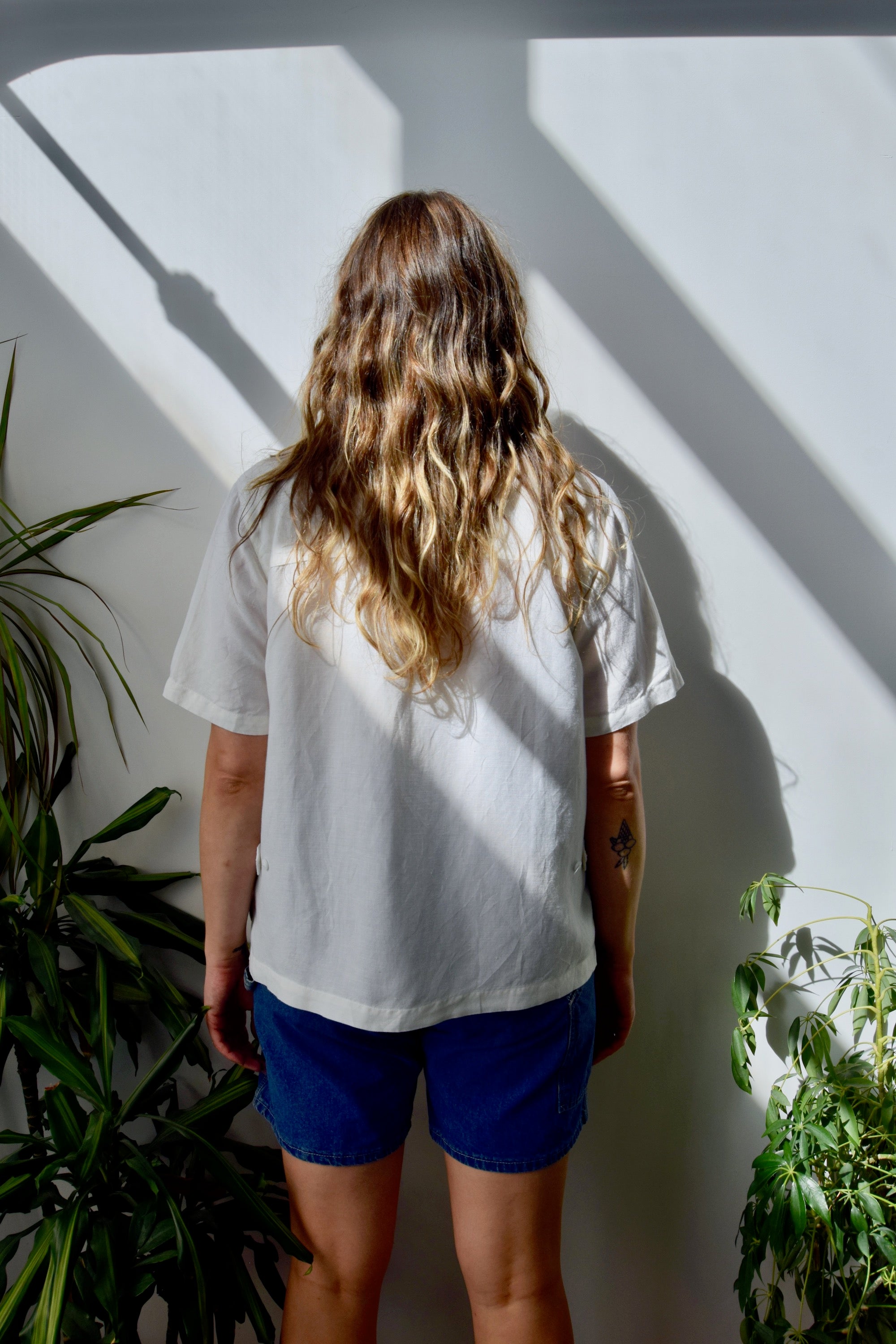 Linen/Rayon Summer Blouse