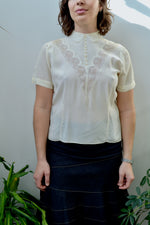 50s/60s Eyelet Blouse
