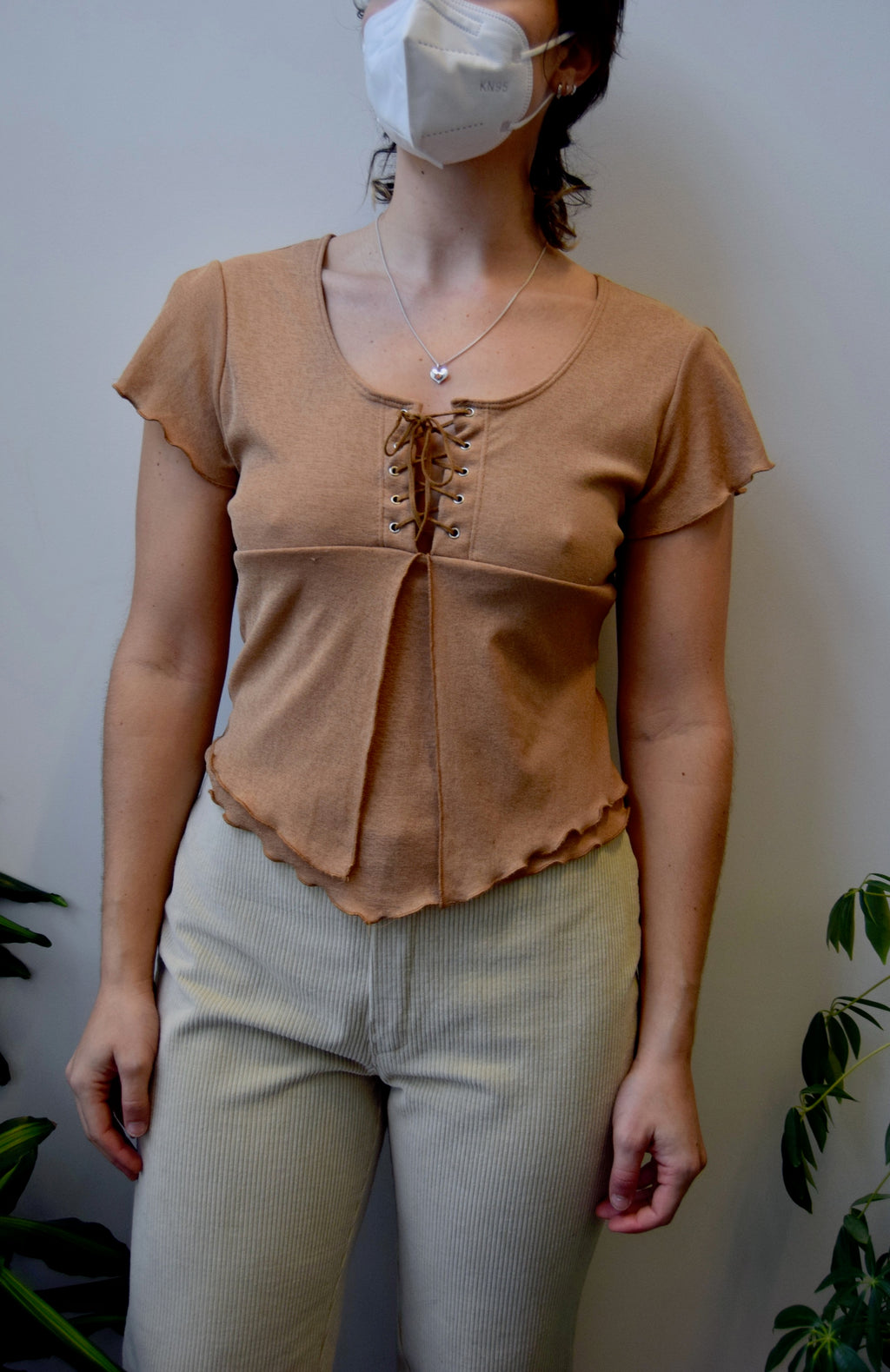 Tawny Aughts Laced Top