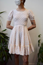 Heart Print Square Dancing Dress