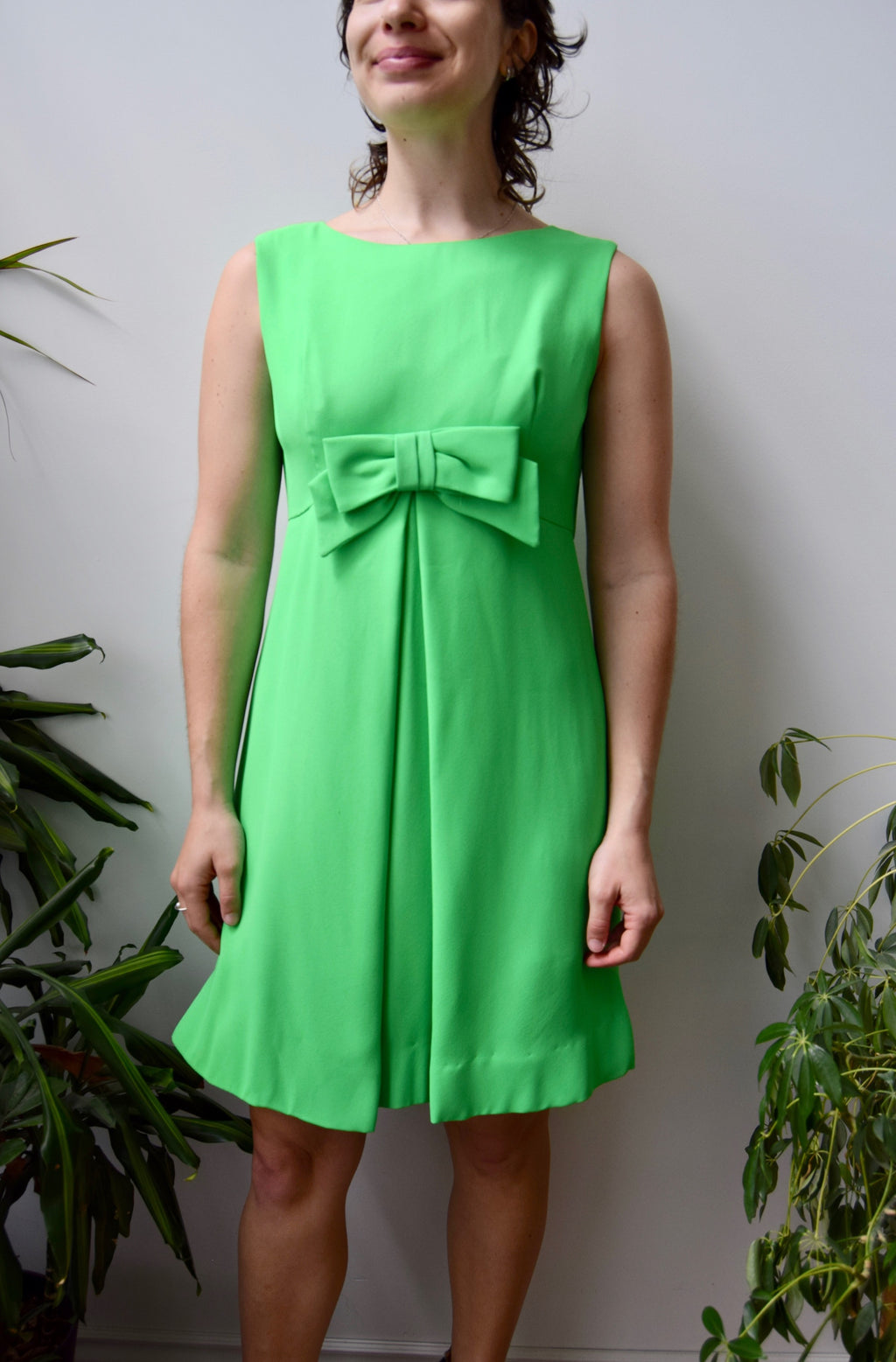 Sixties Green Party Dress