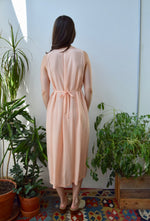 Vintage Peach Silk Nightgown