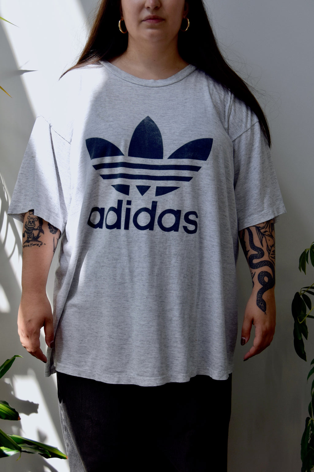 Heather Adidas Single Stitch