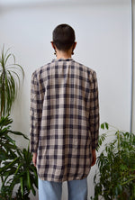 Rayon Plaid Button Up
