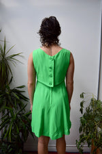 Sixties Green Party Dress