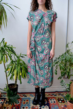 Forties Novelty Print Dress