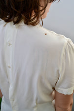 50s/60s Eyelet Blouse