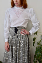 Gauzy Inlay Blouse