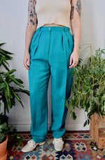 Teal Trousers