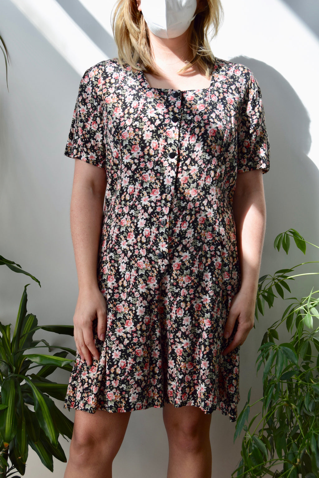 Nineties "Rampage" Floral Rayon Romper