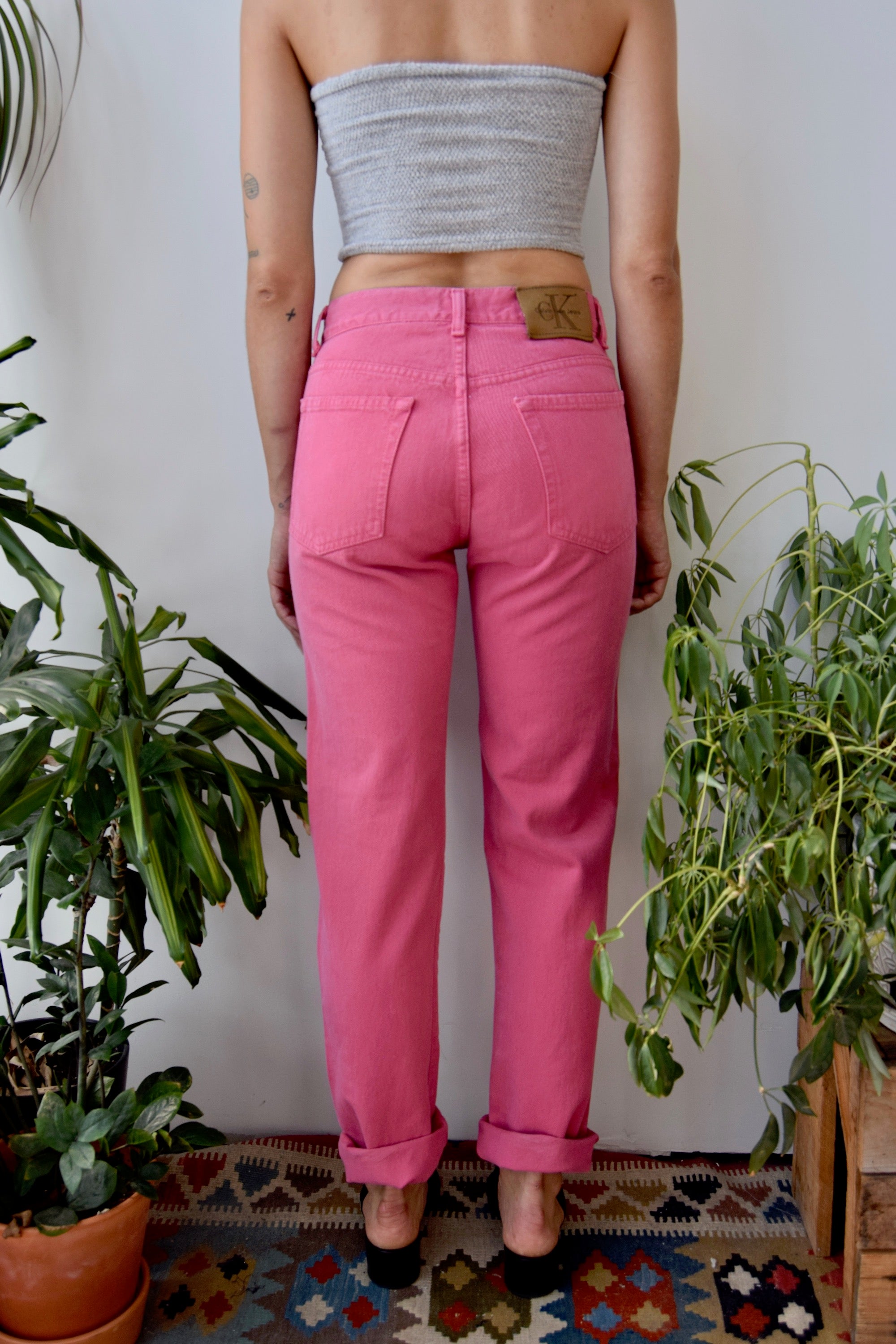 Bubblegum Pink CK Jeans