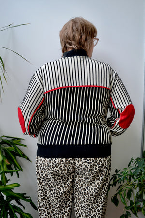 Black and White and Red All Over Jacket