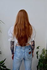Eyelet Lace Wrap Blouse