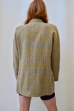 Jil Sander Houndstooth Wool Blazer