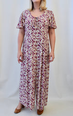 Flowy Floral Rayon Pantsuit