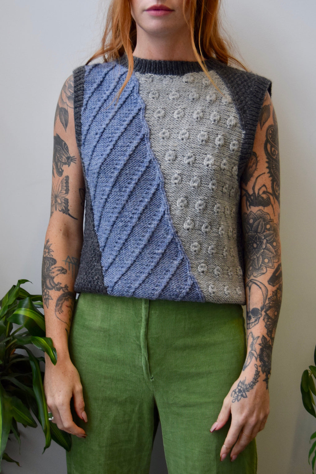 Muted Wool Sweater Vest