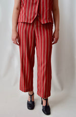 Silk Striped Two Piece