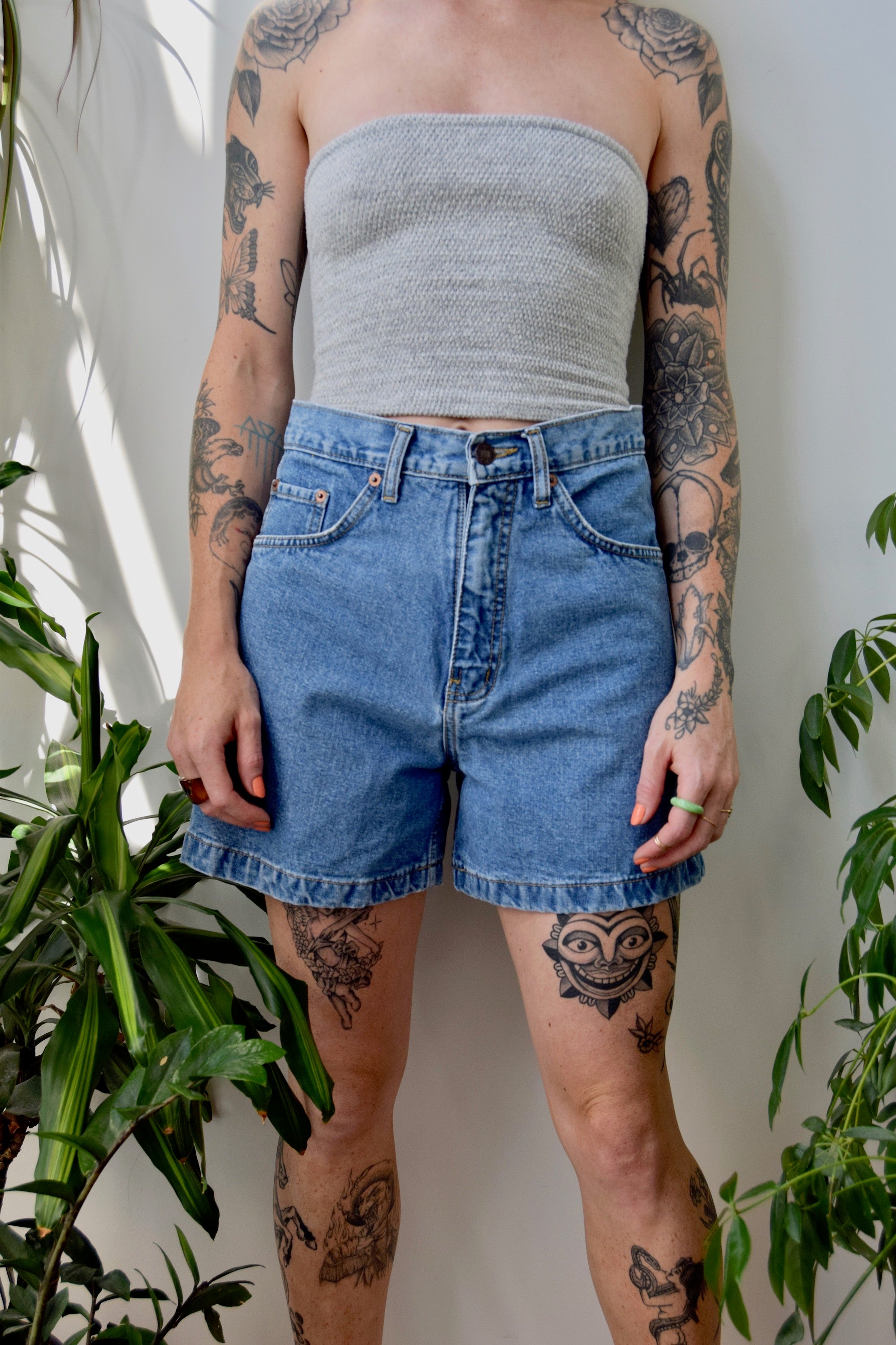 Harvard Denim Shorts