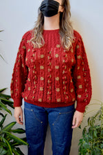 Mohair Flower Sweater