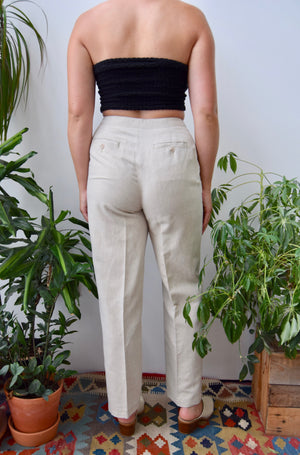 Linen Blend Trousers