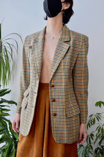 Collegiate Houndstooth Wool Blazer