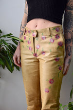 Hand Painted Leather Pants
