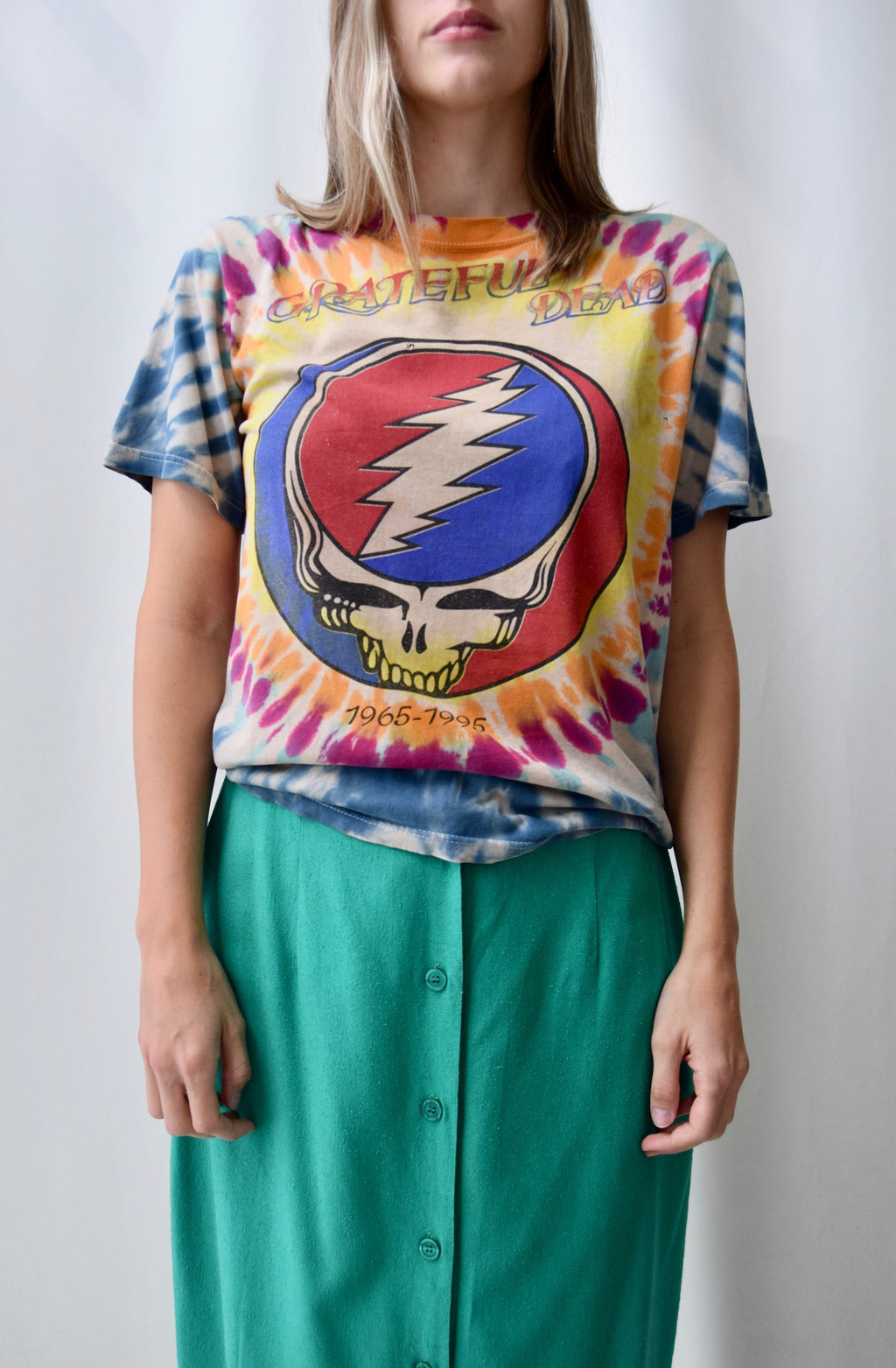 Grateful Dead Lightning Skull Tee