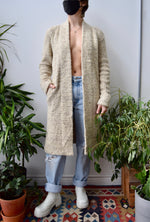 Seventies Oatmeal Sweater Coat