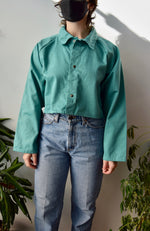 Vintage Cropped Workwear Jacket