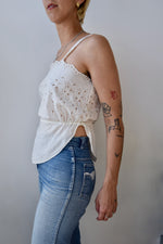 Delicate Eyelet Tank