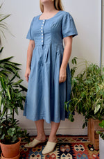 Calico Cotton Milkmaid Dress