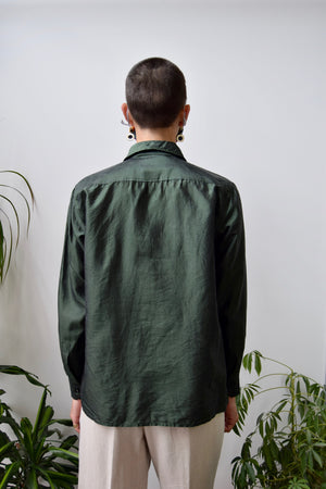 Evergreen Designer Silk Top