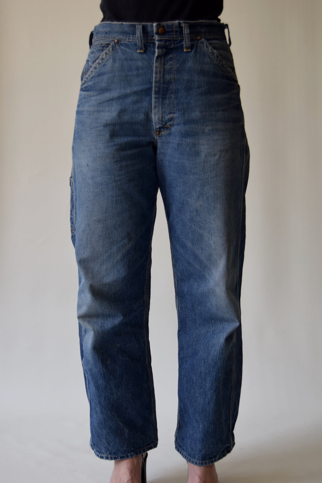 Vintage 1940's Long L Lee Carpenter Jeans