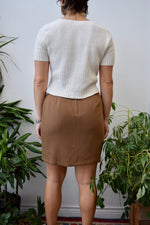 Chestnut Wrap Style Skirt