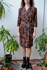 Eighties Patterned Shirtdress