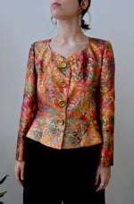 Eighties Designer Brocade Jacket