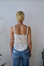 Delicate Eyelet Tank