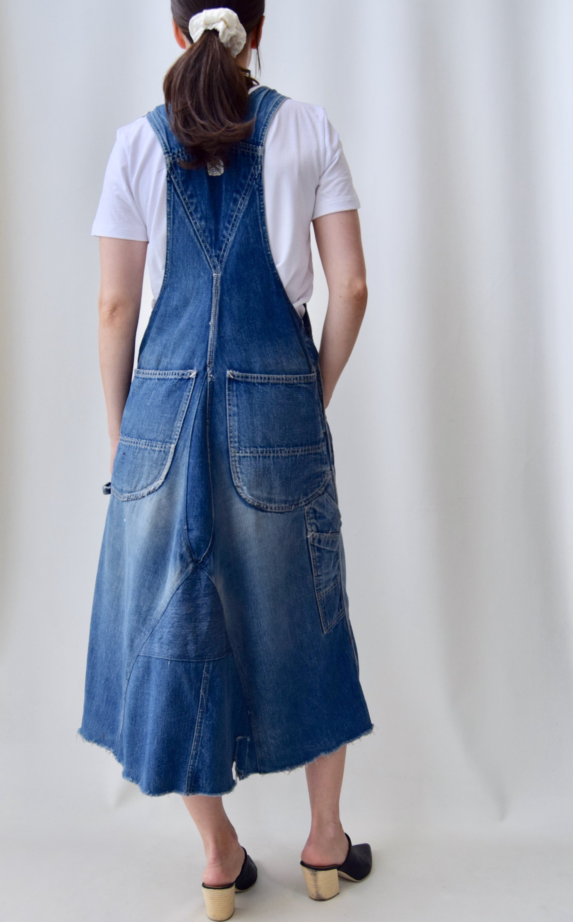 Vintage Re-Worked Lee Jelt Denim Overalls Dress – Community Thrift
