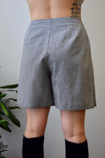 Cotton Gingham Skort