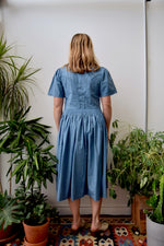 Calico Cotton Milkmaid Dress
