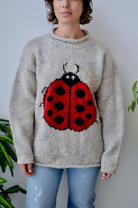 Lady Bug Wool Sweater