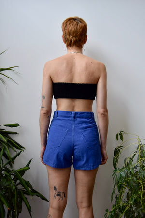 Muted Blue Cord Shorts