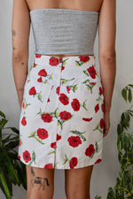 Poppy Floral Cotton Skirt