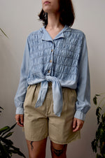 Ruched Tie Top