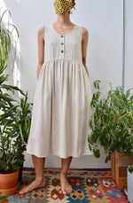 Linen Blend Market Dress