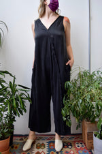 Black Silk Pantsuit