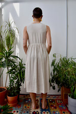 Linen Blend Market Dress